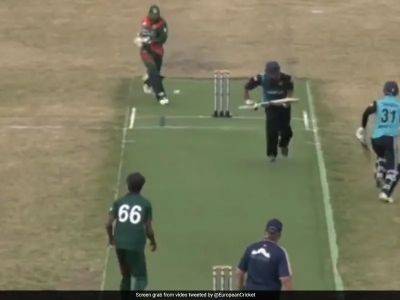 Watch: Wicketkeeper Tries Football Shot To Run Out Batter, Leads To Comedy Of Errors - sports.ndtv.com