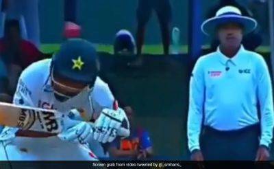 Ex-Pakistan Captain Sarfaraz Ahmed Cops Nasty Blow From Bouncer, Gets Substituted During Sri Lanka Test - Video