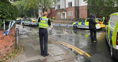 LIVE Major police presence in South Manchester with road taped off - updates