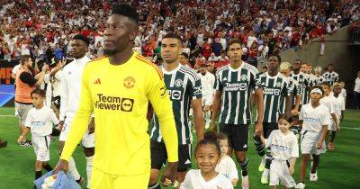 Bruno Fernandes - Raphael Varane - David De-Gea - Manchester United's Andre Onana showed the type of character he is in Aaron Wan-Bissaka moment - manchestereveningnews.co.uk