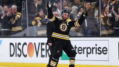 Bruins legend Patrice Bergeron happy to be the 'Uber driver for the family' in retirement