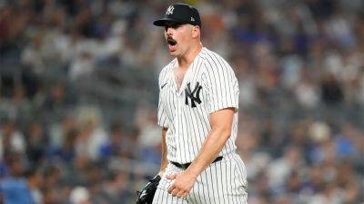 MLB scores: Carlos Rodón gets first Yankees victory in win over Mets, Rangers clobber Astros