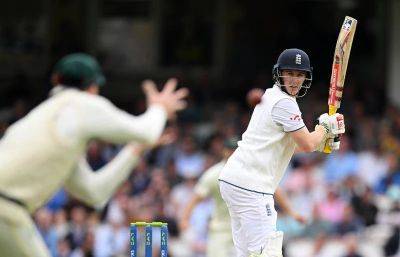 Pat Cummins - Harry Brook - England Cricket - Australia edge ahead after hectic opening day of fifth Ashes Test - thenationalnews.com - Australia - India