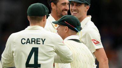 Pat Cummins - Mitchell Starc - Zak Crawley - Chris Woakes - Harry Brook - Harry Brook Falls Short Of Ton As Australia Take Charge Of Fifth Ashes Test - sports.ndtv.com - Australia - India