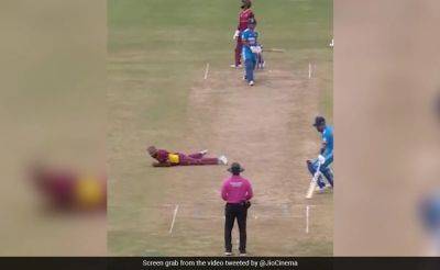 Hardik Pandya - Ishan Kishan - Watch: Hardik Pandya's Bizarre Run-Out Dismissal Against West Indies Sparks Debate On Social Media - sports.ndtv.com - India - Barbados