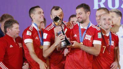 Russia's world champion beach footballers pining for international return - channelnewsasia.com - Russia - Ukraine - Senegal - Uae - Iran