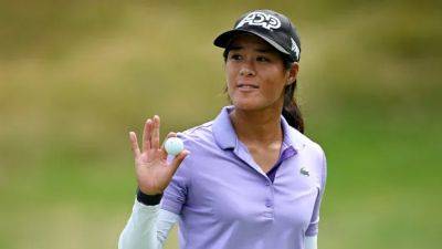 Local favourite Celine Boutier jumps into lead at Evian Championship