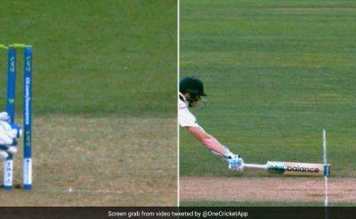 Joe Root - Stuart Broad - Mark Wood - Jonny Bairstow - Steve Smith - Chris Woakes - Steven Smith - Watch: Run Out Or Not? Controversy In Ashes Again As Steve Smith Survives Call - sports.ndtv.com - Australia
