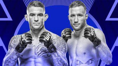 Justin Gaethje - Dustin Poirier - Michael Chandler - Alex Pereira - UFC 291 expert picks and best bets: Who will be the UFC's next BMF? - ESPN - espn.com