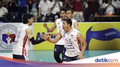 Hasil SEA V League 2023: Timnas Voli Indonesia Kalahkan Filipina 3-0