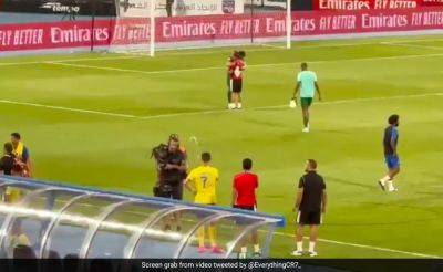 Watch: Annoyed Cristiano Ronaldo Throws Water At Cameraperson, Instructs Him To Move
