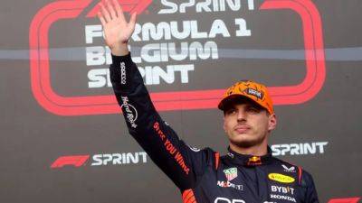 Max Verstappen - Lewis Hamilton - Sergio Perez - Pierre Gasly - Oscar Piastri - Verstappen wins Belgian Sprint race with Piastri second - channelnewsasia.com - Belgium - Australia