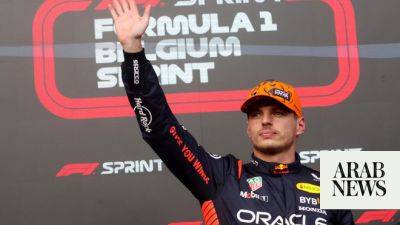 Max Verstappen wins wet, wild sprint race at Belgian Grand Prix