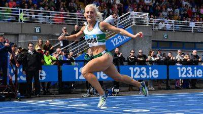 Sarah Lavin lights up first day of National Senior Track and Field Championships