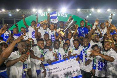 NPFL champions, Enyimba, get heroic welcome - guardian.ng - Nigeria