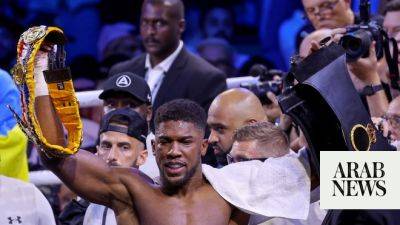 Anthony Joshua plans busy calendar with UK and Saudi Arabia at center stage