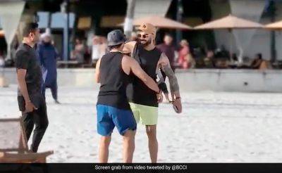 Watch: Virat Kohli Leads India's Beach Volleyball Session As Team Lands In West Indies