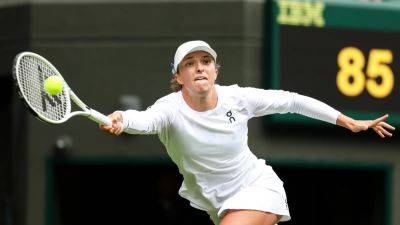 Iga Swiatek - Victoria Azarenka - Ana Bogdan - Wimbledon round-up: Iga Swiatek swats away Zhu Lin - rte.ie - France - Usa - China