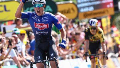 Belgium's Jasper Philipsen sprints to third stage win in Tour de France