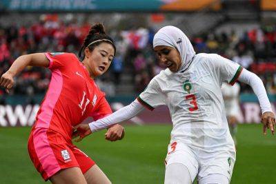 Nouhalia Benzina makes history with hijab at Women's World Cup as Morocco secure first win
