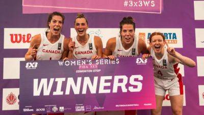 Canada beats China in OT to win 3x3 basketball Women's Series stop in Edmonton - cbc.ca - Usa - Canada - China - Poland - Japan - Chile - county Rogers - county Park