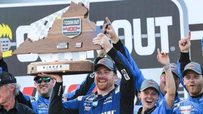 Denny Hamlin - Brad Keselowski - Chris Buescher - Chris Buescher secures NASCAR playoff spot with Richmond win - foxnews.com