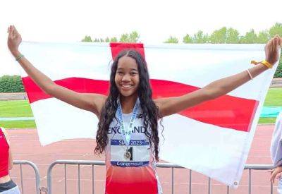 Canterbury’s Qi’-Chi Ukpai on a first summer as an under-17 athlete, trying her hand at a heptathlon and winning at the Schools International Athletics Board competition in Grangemouth, Scotland