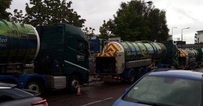 Tankers drafted in after multiple bursts leave residents in Trafford without water