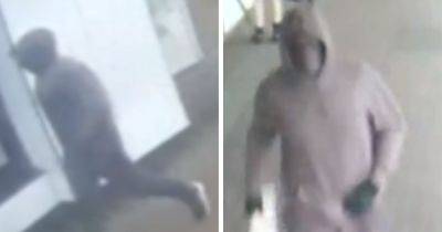 CCTV appeal after man burst into bank and 'pointed item in bag' at terrified staff - manchestereveningnews.co.uk