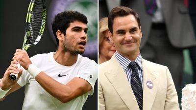 Carlos Alcaraz 'a bit jealous' that Roger Federer didn't watch his first-round Wimbledon win over Jeremy Chardy