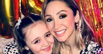 Hollyoaks' Lucy-Jo Hudson 'proud' as she shows daughter from Coronation Street co-star relationship is following in parent's footsteps - manchestereveningnews.co.uk