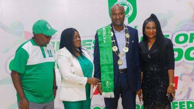 At NSSF investiture, Idowu promises interventions for schools sports