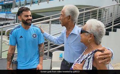 Watch: Virat Kohli, Rohit Sharma All Smiles As Indian Players Meet Sir Garfield Sobers In Barbados