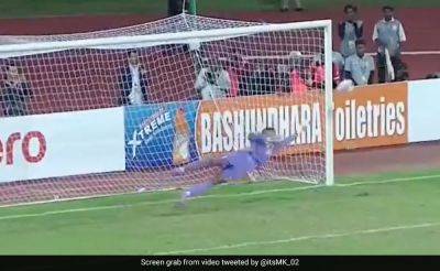 Igor Stimac - Sunil Chhetri - Watch: Gurpreet Singh Sandhu's Stunning Penalty Save That Sealed India's 9th SAFF Championship Title - sports.ndtv.com - India - Kuwait - Lebanon