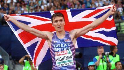 Jakob Ingebrigtsen - Jake Wightman - Britain's Wightman won't defend 1,500m world title due to injury - channelnewsasia.com - Britain - South Africa - Hungary - state Oregon