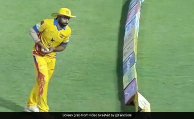 Watch: Caught Beyond Boundary Rope! Fielder's Brain Fade Costs Team A Wicket