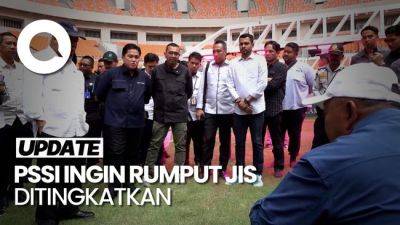 Erick Thohir - Erick Thohir Beberkan Alasan Rumput JIS Disorot - sport.detik.com