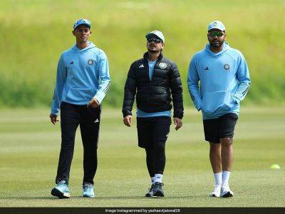 Rohit Sharma - Rahul Dravid - Yashasvi Jaiswal - Cheteshwar Pujara - Shubman Gill - Focus On Yashasvi Jaiswal's Batting Slot Ahead Of Test Debut - sports.ndtv.com - India