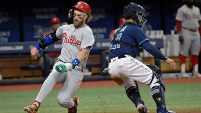 Philadelphia Phillies - Bryce Harper - Aaron Nola - Rob Thomson - Phillies win 11th straight road game with victory over AL-leading Rays - foxnews.com - county Bay
