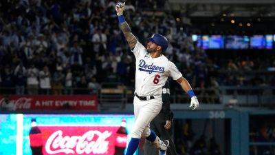 Mark J.Terrill - Will Smith - Dodgers rally to beat Pirates behind back-to-back home runs from JD Martinez, David Peralta - foxnews.com - Los Angeles - county Bryan - county Reynolds