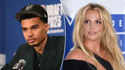 Britney Spears denies grabbing Spurs sensation Victor Wembanyama, says she was ‘backhanded’ by security