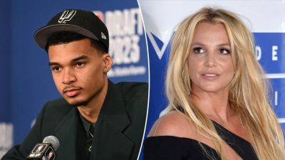 Britney Spears denies grabbing Spurs sensation Victor Wembanyama, says she was ‘backhanded’ by security - foxnews.com