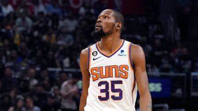 Kevin Durant - Mark J.Terrill - Phoenix Suns - Suns star Kevin Durant jokingly suggests he created burner account on Threads: 'Come find me' - foxnews.com - Los Angeles - state Arizona