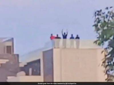 Video Of MS Dhoni Waving To Fans From House Terrace On Birthday Goes Viral
