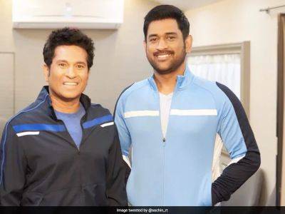 Sachin Tendulkar's Birthday Wish For MS Dhoni Has 'Helicopter Shot' Reference