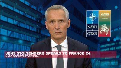 Stoltenberg 'confident Ukraine will move closer to NATO' at Vilnius summit