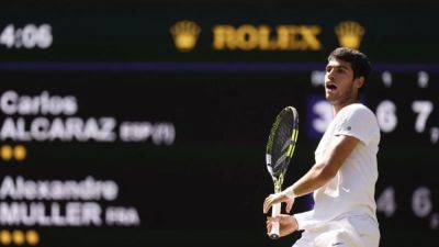 Andy Murray - Carlos Alcaraz - Cameron Norrie - U.S.Open - Christopher Eubanks - Alcaraz sparkles at Wimbledon but home hopes dashed as Murray, Norrie fall - channelnewsasia.com - Britain - Spain - Usa