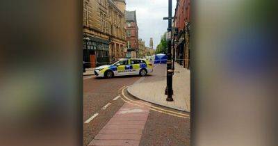 LIVE: Major police presence as forensic tent put up in town centre - latest updates