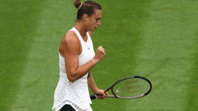 Wimbledon 2023: Aryna Sabalenka through to fourth round after straight-sets victory over Anna Blinkova