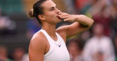 Elena Rybakina - Iga Swiatek - Aryna Sabalenka - Anna Blinkova - Blink and it’s over – Aryna Sabalenka races into fourth round at Wimbledon - breakingnews.ie - Australia